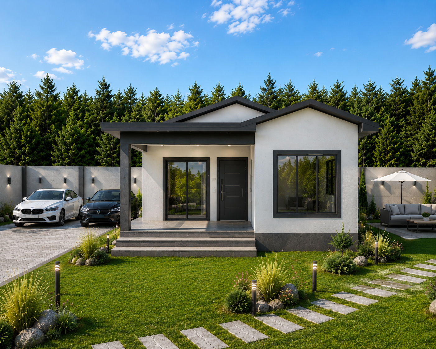 54 m² 2+1 Tek Katlı Çelik Ev