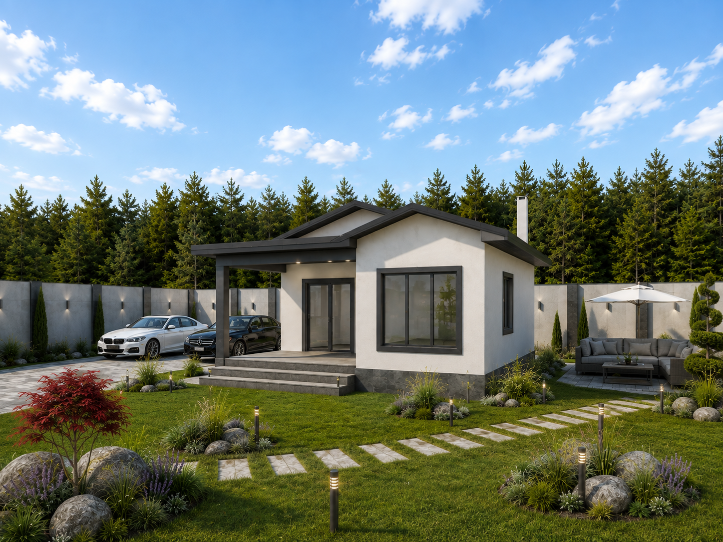 54 m² 2+1 Tek Katlı Çelik Ev