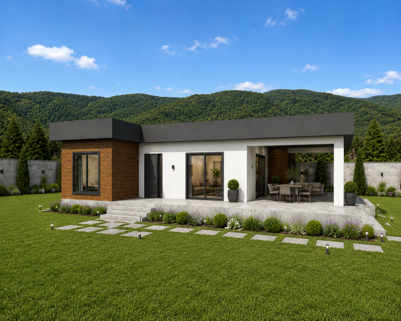 105 m² 2+1 Tek Katlı Çelik Ev