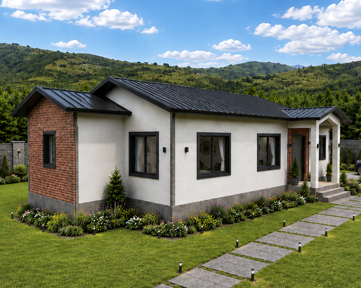 124 m² 2+1 Tek Katlı Çelik Ev