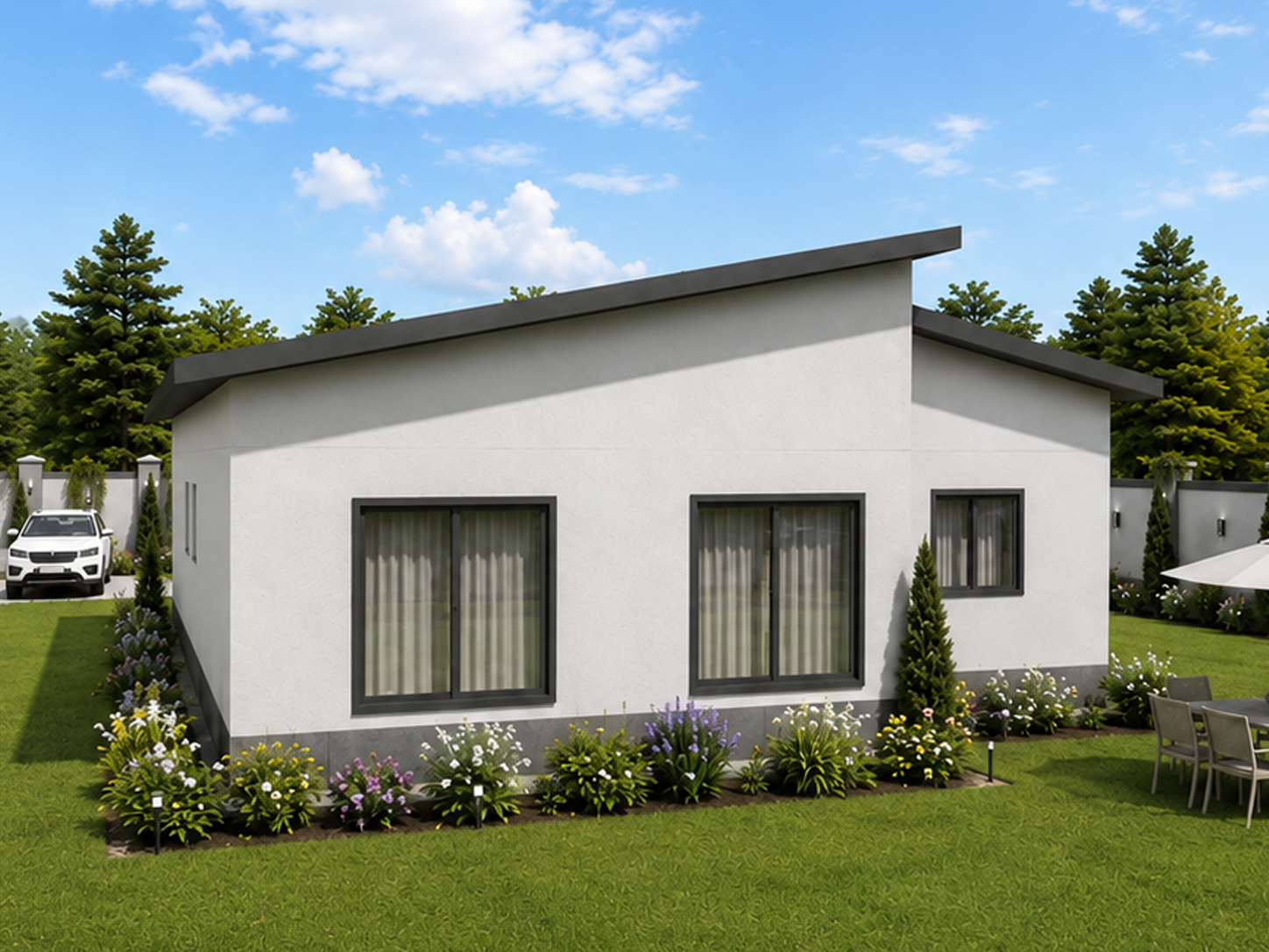 155 m² 3+1 Tek Katlı Çelik Ev