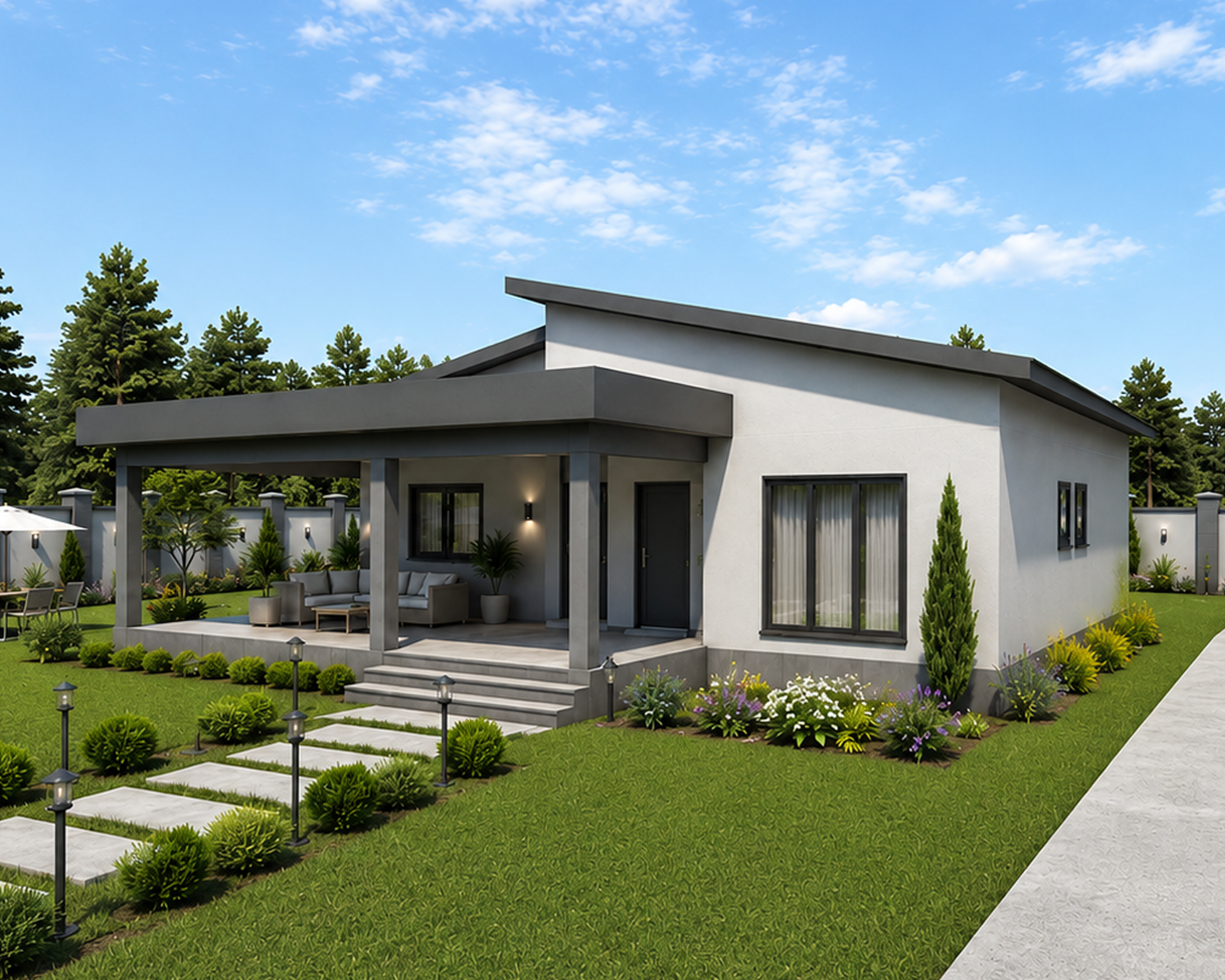 155 m² 3+1 Tek Katlı Çelik Ev
