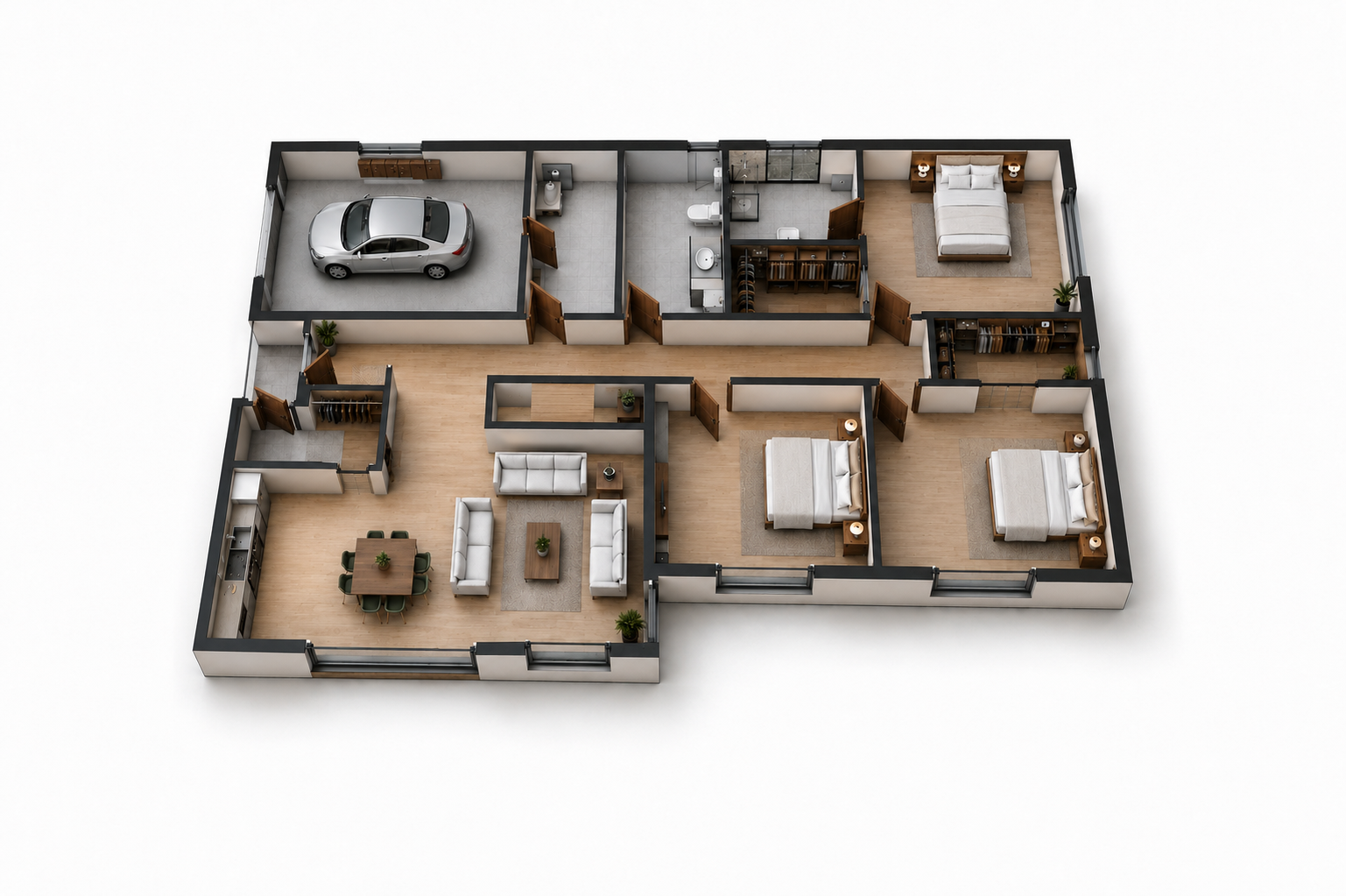 182 m² 3+1 Tek Katlı Çelik Ev