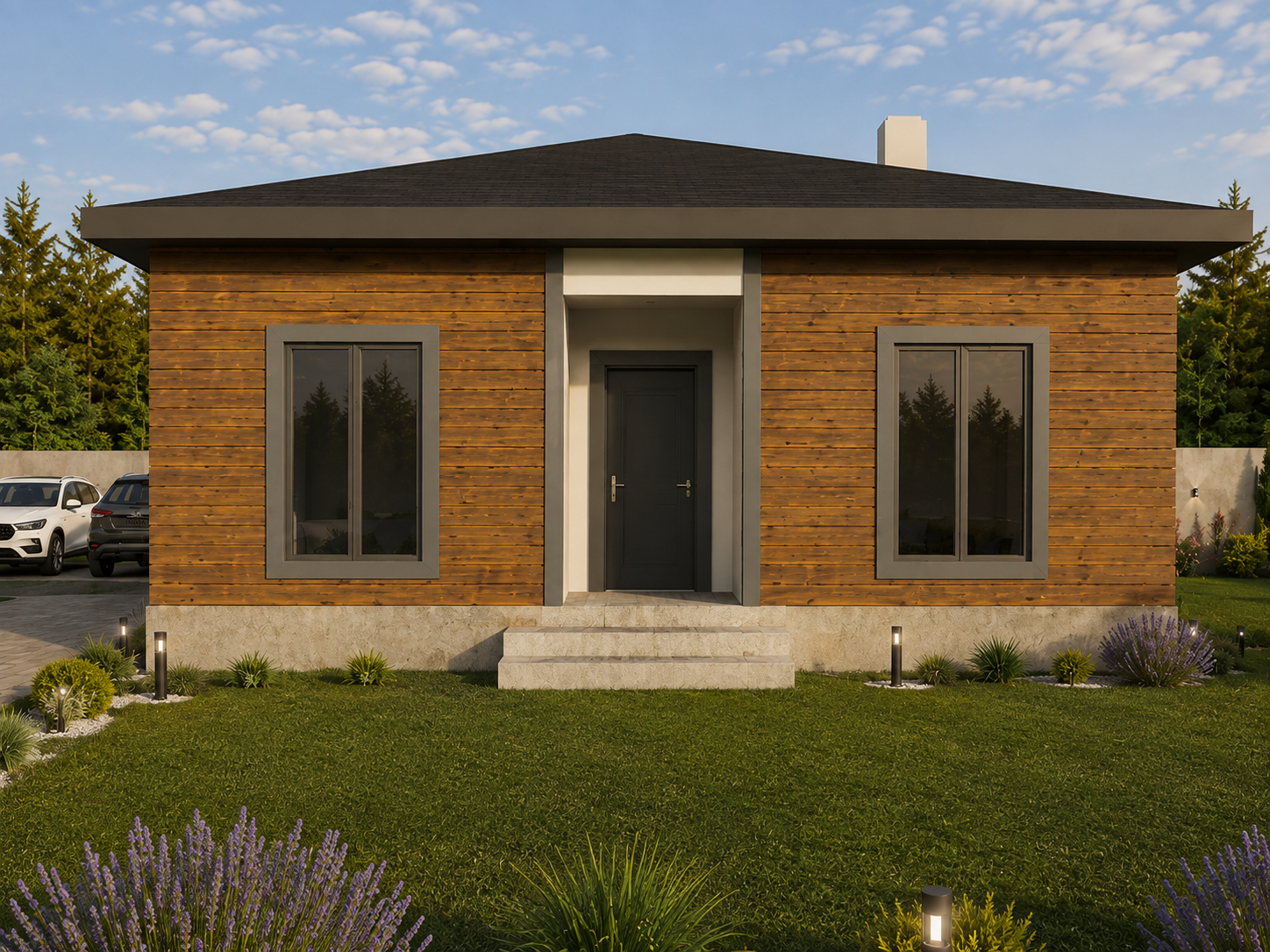 88 m² 3+1 Tek Katlı Çelik Ev