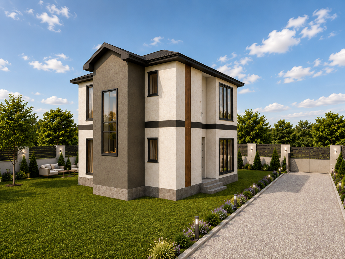 124 m² 4+1 İki Katlı Çelik Ev