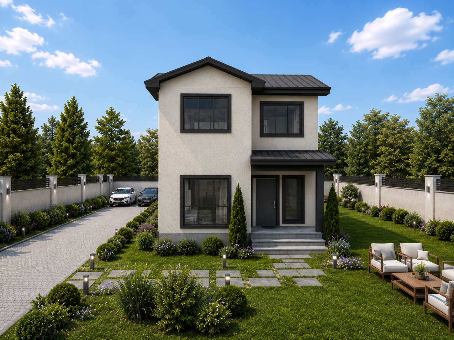 125 m² 3+1 İki Katlı Çelik Ev