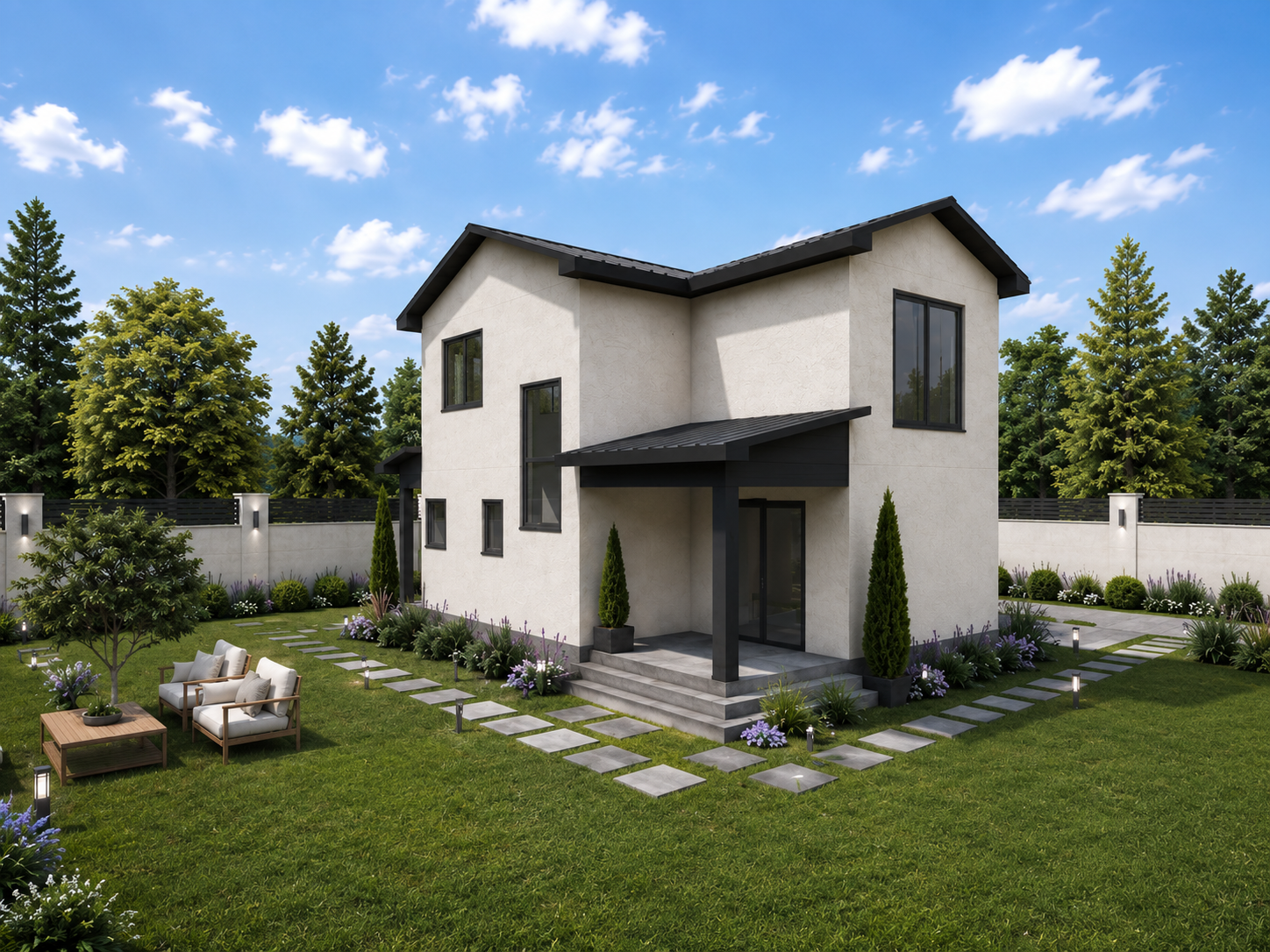 125 m² 3+1 İki Katlı Çelik Ev