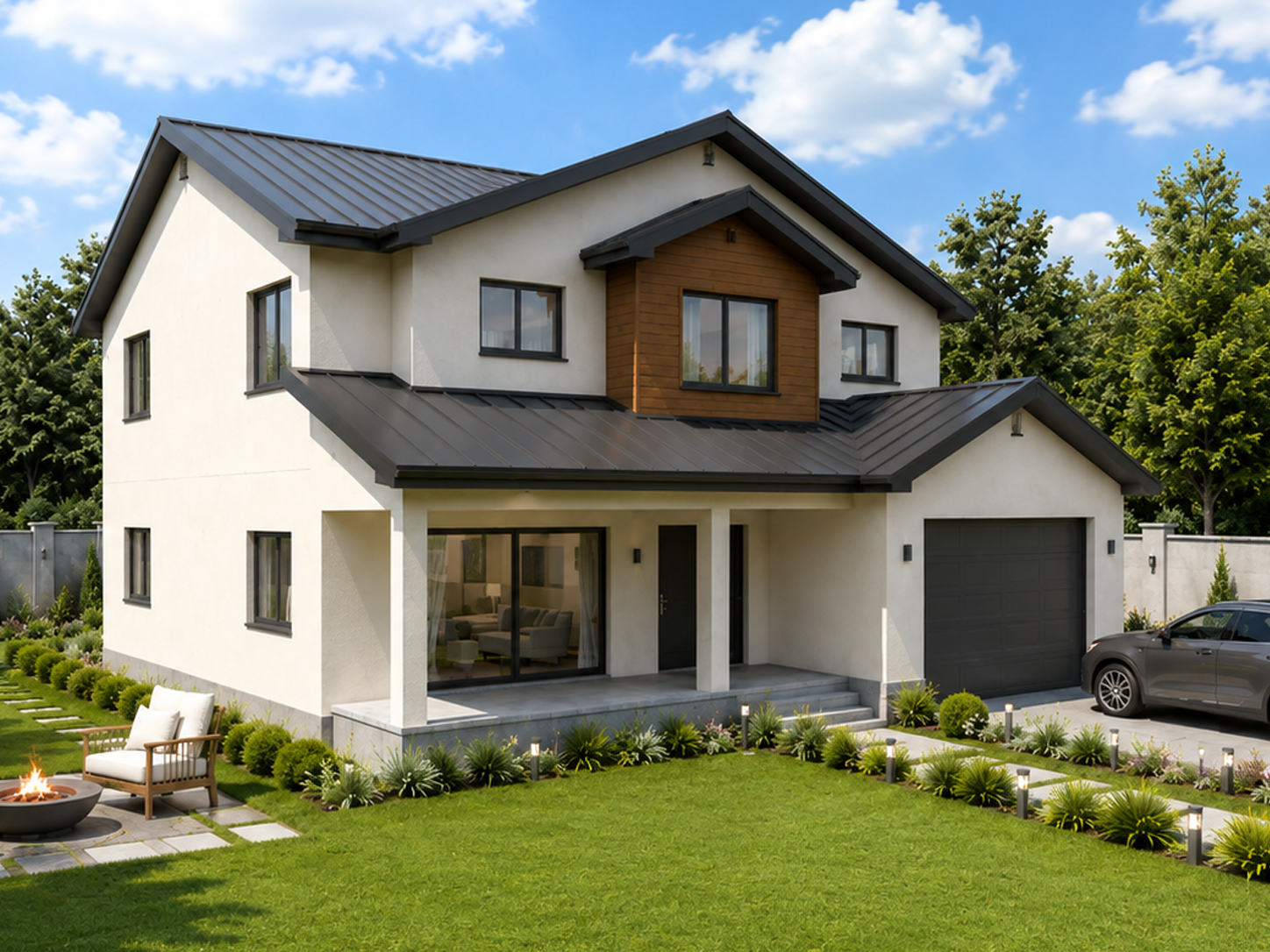 301 m² 4+1 İki Katlı Çelik Ev
